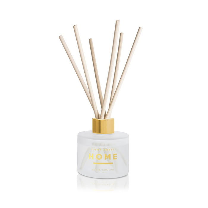 Home Sweet Home White Orchid & Soft Cotton Reed Diffuser - Bumbletree Ltd