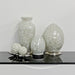 Mosaic Glass Vase Lamp - Opaque White Flower - Bumbletree Ltd