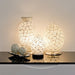 Mosaic Glass Egg Lamp - Opaque White Flower - Bumbletree Ltd