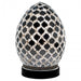 Mini Mosaic Glass Egg Lamp - Mirrored Tile - Bumbletree Ltd