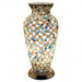 Mosaic Glass Vase Lamp - Blue Tile - Bumbletree Ltd