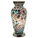 Mosaic Glass Vase Lamp - Blue & Pink Tile - Bumbletree Ltd