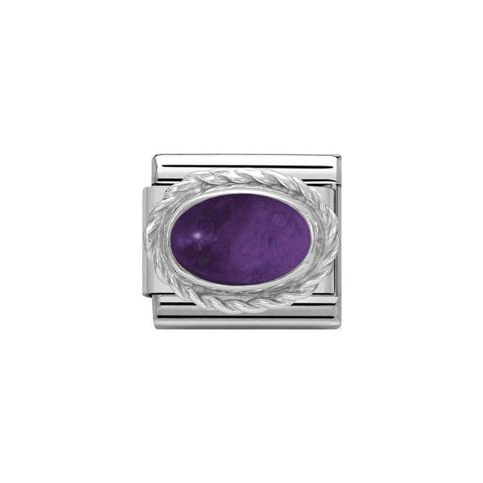 NOMINATION Classic Amethyst Charm - Bumbletree Ltd