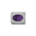 NOMINATION Classic Amethyst Charm - Bumbletree Ltd