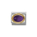 NOMINATION Classic Amethyst Charm - Bumbletree Ltd