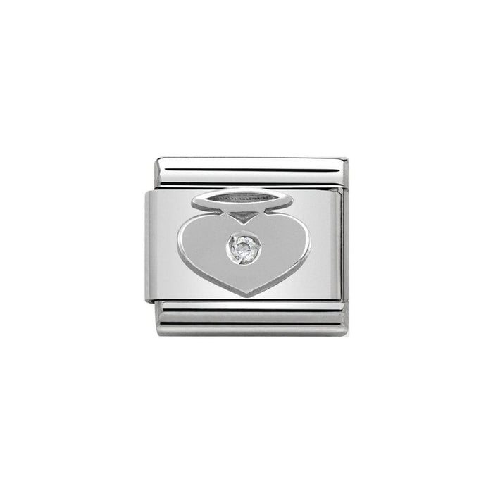 NOMINATION Classic Angel Heart Charm - Bumbletree Ltd