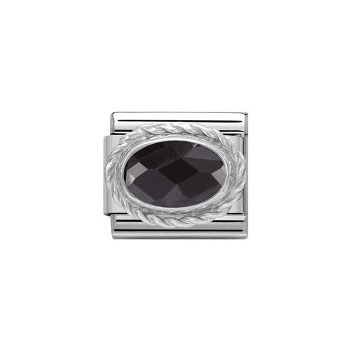 NOMINATION Classic Black Cubic Zirconia Charm - Bumbletree Ltd
