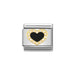 NOMINATION Classic Black Heart With Dots Charm - Bumbletree Ltd
