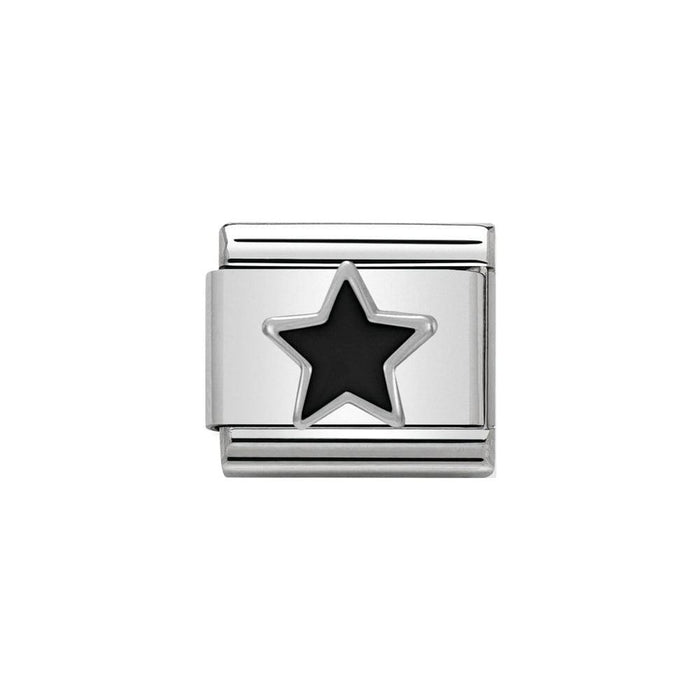 NOMINATION Classic Black Star Charm - Bumbletree Ltd