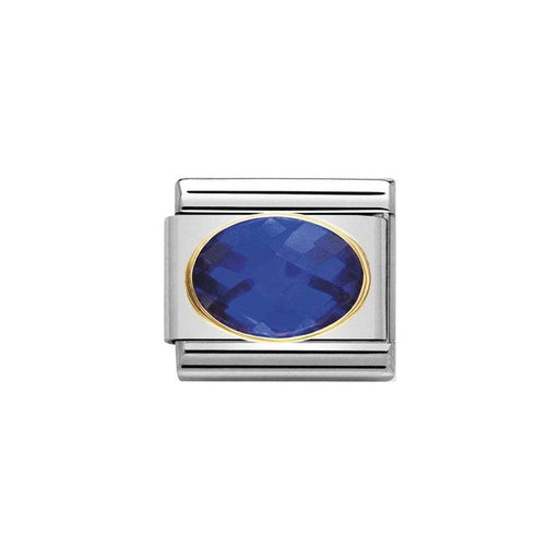 NOMINATION Classic Blue Cubic Zirconia Charm - Bumbletree Ltd