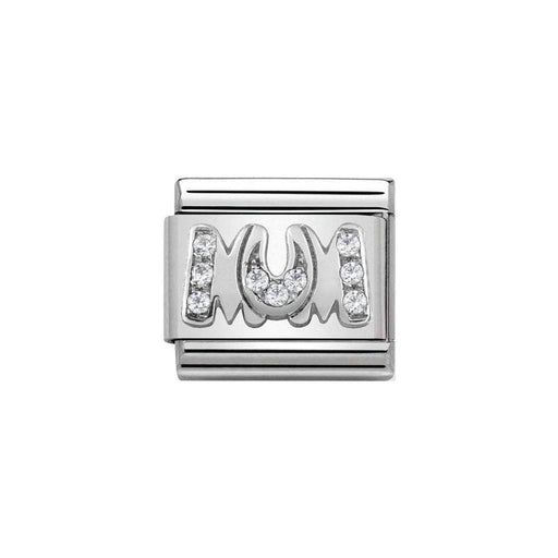 NOMINATION Classic CZ Mum Charm - Bumbletree Ltd