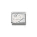 NOMINATION Classic CZ Silver and White Butterfly Charm - Bumbletree Ltd