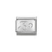 NOMINATION Classic CZ Silver Capricorn Symbol Charm - Bumbletree Ltd