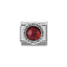 NOMINATION Classic CZ Silver Faceted Red Charm - Bumbletree Ltd