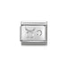 NOMINATION Classic CZ Silver Taurus Symbol Charm - Bumbletree Ltd