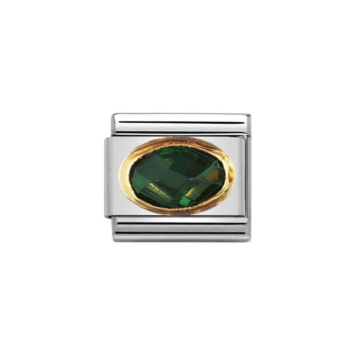 NOMINATION Classic Emerald Green Charm - Bumbletree Ltd