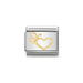 NOMINATION Classic Enamel Heart With Pink Butterfly Charm - Bumbletree Ltd