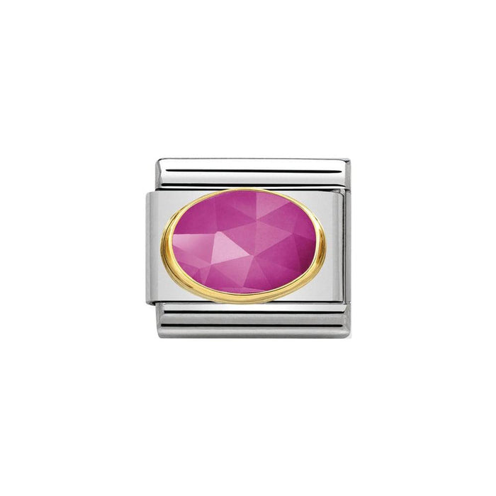 NOMINATION Classic Fuchsia Jade Charm - Bumbletree Ltd