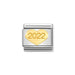 NOMINATION Classic Gold 2022 Heart Charm - Charms - Nomination - Bumbletree Ltd