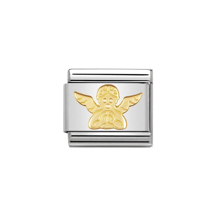 NOMINATION Classic Gold Angel Charm - Bumbletree Ltd