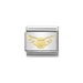 NOMINATION Classic Gold Angel of Happiness Charm - Bumbletree Ltd