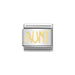 NOMINATION Classic Gold Aunt Charm - Bumbletree Ltd