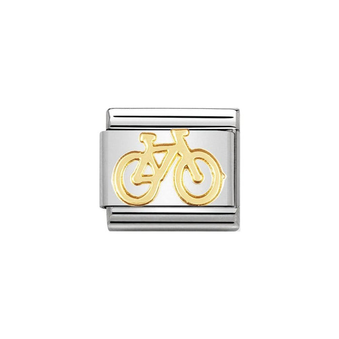 NOMINATION Classic Gold Bicycle Charm - Bumbletree Ltd