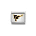 NOMINATION Classic Gold & Black Saddle Charm - Bumbletree Ltd