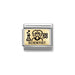 NOMINATION Classic Gold & Black Scientist Charm - Charms - Nomination - Bumbletree