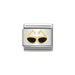 NOMINATION Classic Gold & Black Sunglasses Charm - Bumbletree Ltd