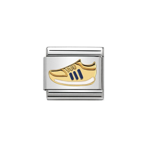 NOMINATION Classic Gold & Blue Trainer Charm - Bumbletree Ltd