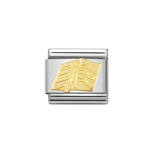 NOMINATION Classic Gold Book Charm - Bumbletree Ltd