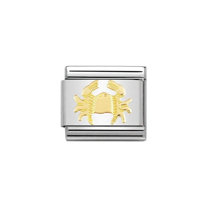 NOMINATION Classic Gold Cancer Charm - Bumbletree Ltd