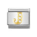 NOMINATION Classic Gold & CZ Letter J Charm - Bumbletree Ltd