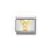 NOMINATION Classic Gold & CZ Letter Y Charm - Bumbletree Ltd