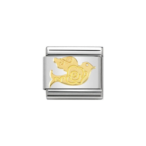 NOMINATION Classic Gold Dove Versailles Charm - Charms - Nomination - Bumbletree Ltd