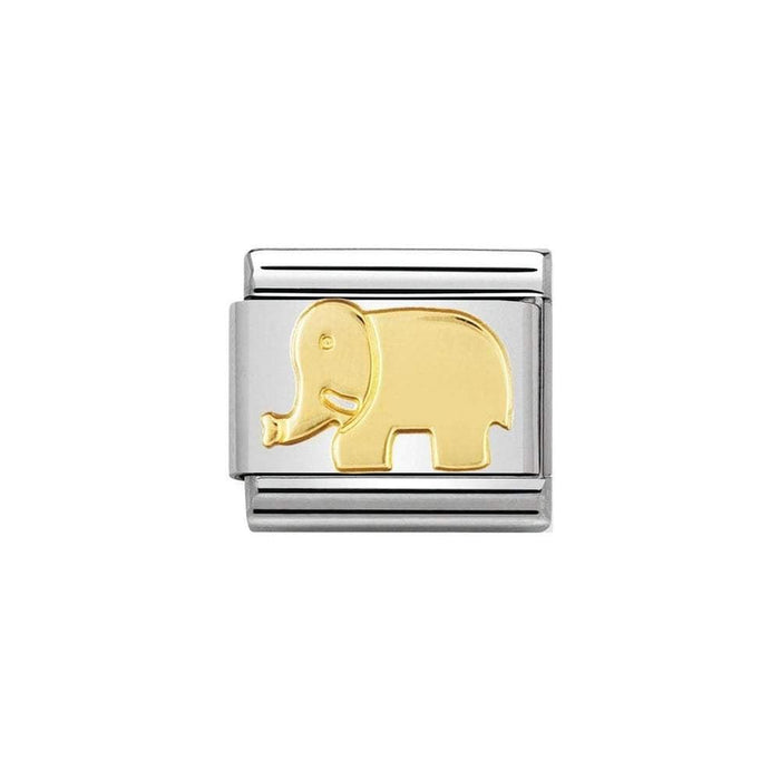 NOMINATION Classic Gold Elephant Charm - Bumbletree Ltd