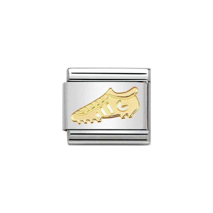 NOMINATION Classic Gold Football Boot Charm - Bumbletree Ltd