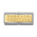 NOMINATION Classic Gold Forever Together Double Charm - Bumbletree Ltd