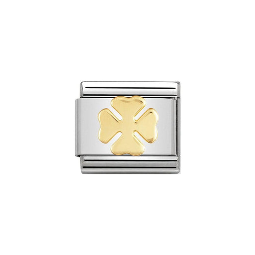 NOMINATION Classic Gold Four-Leaf Clover Charm - Bumbletree Ltd
