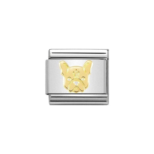 NOMINATION Classic Gold French Bulldog Charm - Bumbletree Ltd