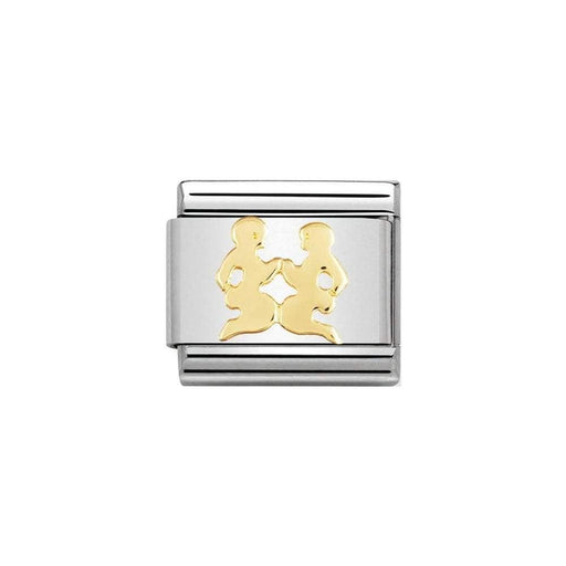 NOMINATION Classic Gold Gemini Charm - Bumbletree Ltd