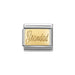 NOMINATION Classic Gold Grandad Plate Charm - Bumbletree Ltd