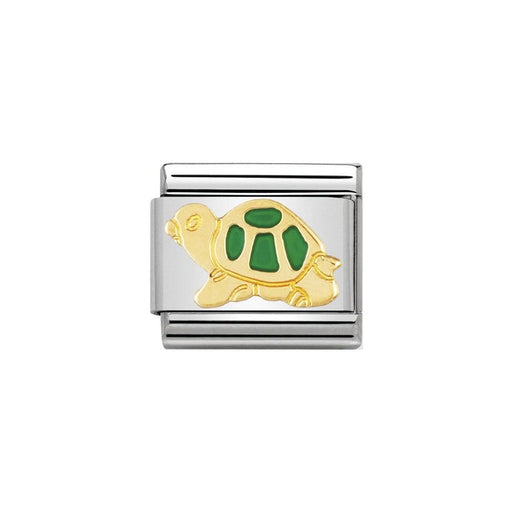 NOMINATION Classic Gold & Green Tortoise Charm - Bumbletree Ltd