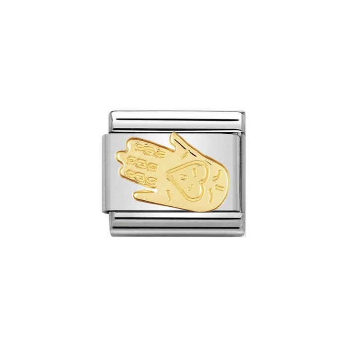 NOMINATION Classic Gold Hand of Fatima Charm - Bumbletree Ltd