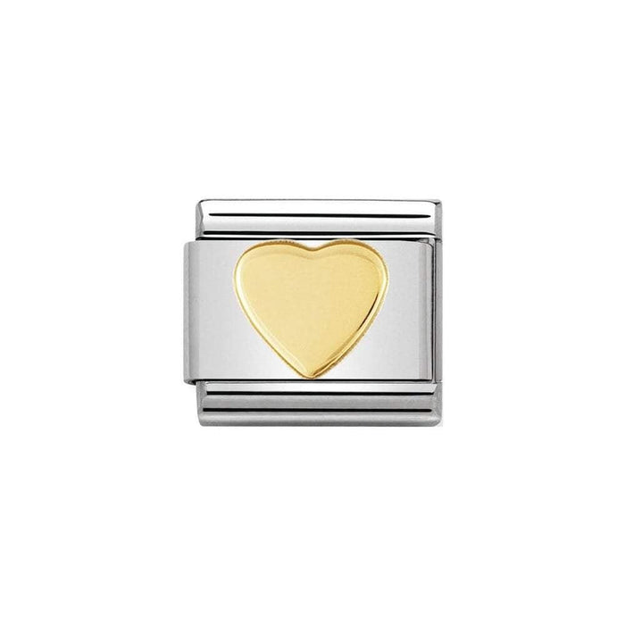 NOMINATION Classic Gold Heart Charm - Bumbletree Ltd