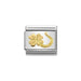 NOMINATION Classic Gold Horseshoe & Four-Leaf Clover Charm - Bumbletree Ltd