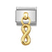 NOMINATION Classic Gold Infinity Charm - Bumbletree Ltd