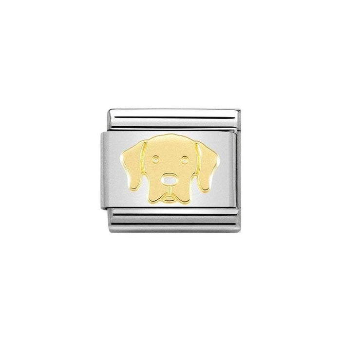 NOMINATION Classic Gold Labrador Charm - Bumbletree Ltd