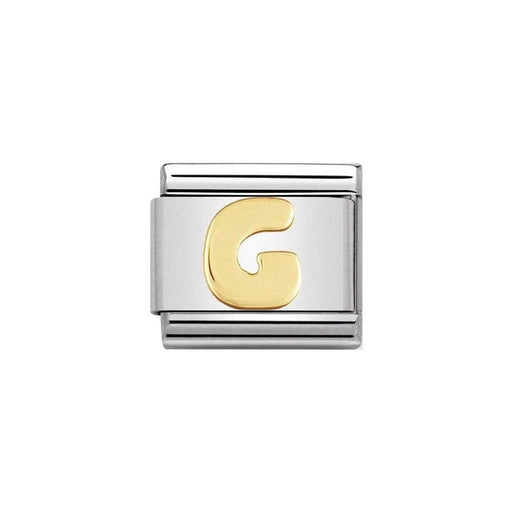 NOMINATION Classic Gold Letter G Charm - Bumbletree Ltd